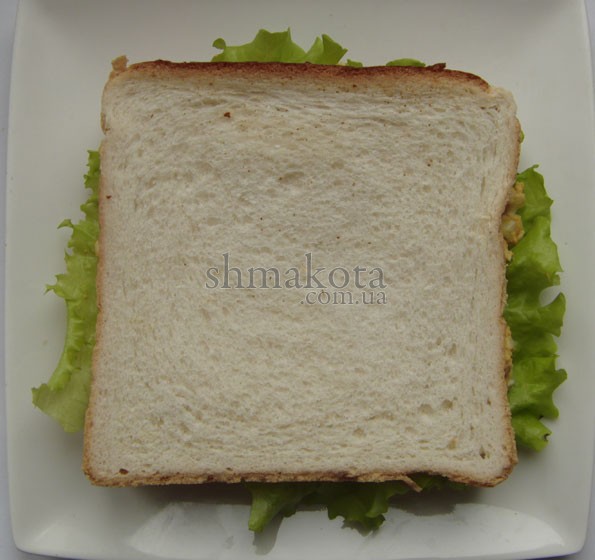 Сендвич с яичным салатом